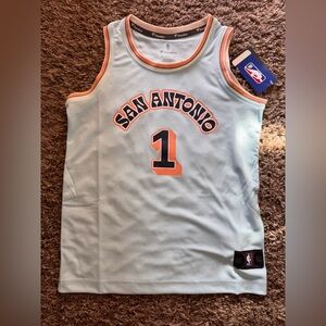 Youth Small Victor Wembanyama City Edition Jersey - Light Blue NWT